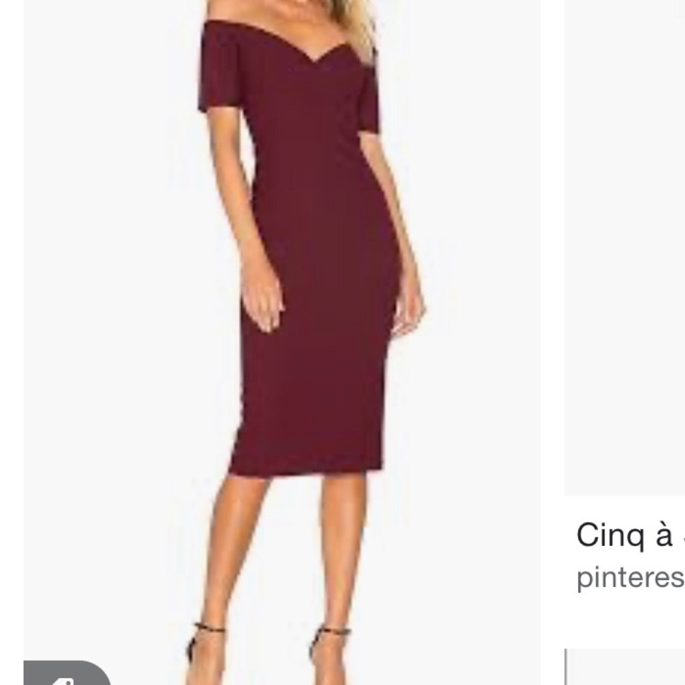 Cinq a Sept off shoulder dress